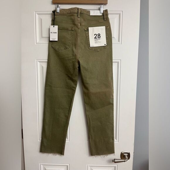 RE/DONE 70s High-Rise Stove Pipe Jeans NWT Size 28 - Picture 2 of 12